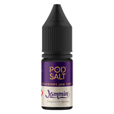 Blueberry Jam Tart Nic Salt E-Liquid 10ml by Pod Salt & Jammin